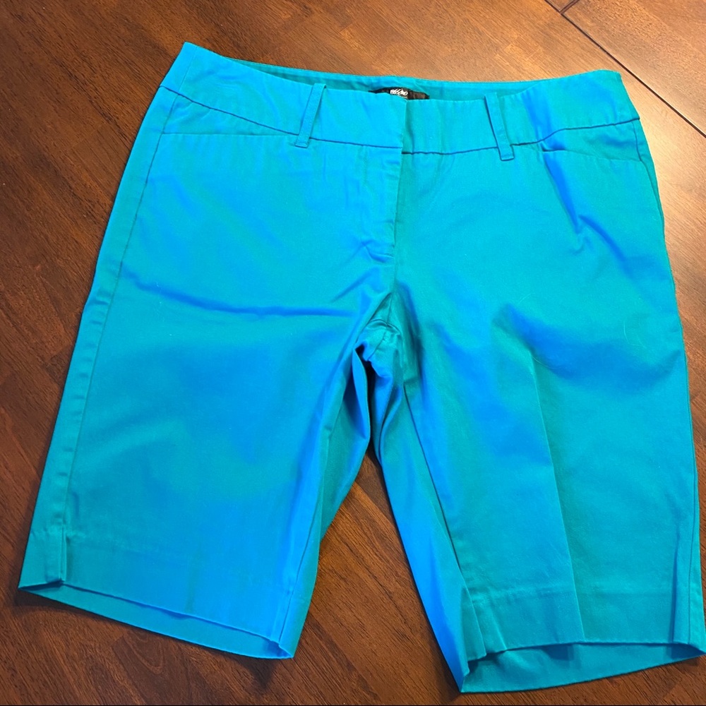 Teal Mossimo Bermuda shorts